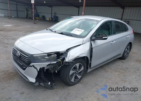 2017 Hyundai Ioniq Hybrid Sel z USA, uszkodzony, nr VIN KMHC75LC4HU058009